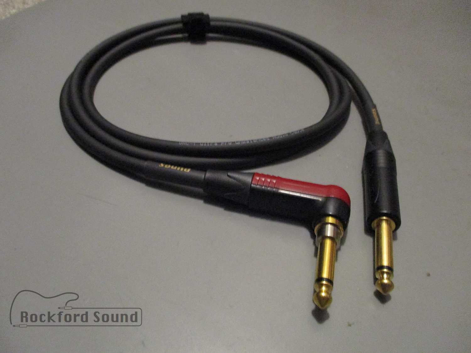 Gotham Audio Gac Ultra Pro Instrument Cable Gold Straight Right