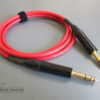 Mogami Red W2549 Neglex Studio Balanced Patch Cable – Gold ¼” TRS to ¼” TRS