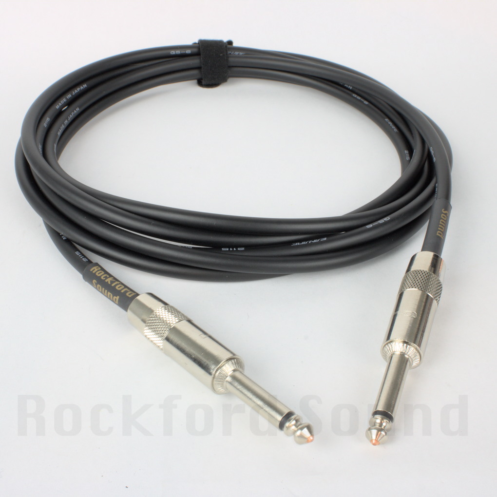 Canare GS-6 Classic Guitar Cable, Straight to Straight Nickel Bigfoot ...