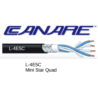 Canare L-4E5C mini star quad cable