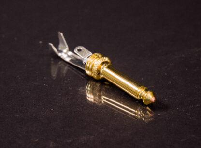 G&H Plugs – BFQPNGG, ¼” Quiet Plug, Gold Plug w/ Nickel Housing - Image 3