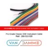 Van Damme Pro Grade Classic XKE Instrument Cable, Red, 268-013-020 - Bulk, Per Foot