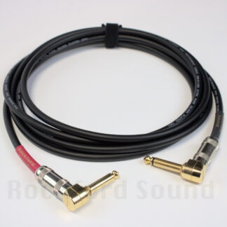 van damme xke pro quiet guitar cable gold right to right angle
