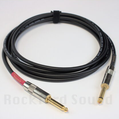 van damme xke pro quiet guitar cable gold straight to straight