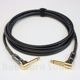 van damme xke pro high clarity guitar cable right angle to right angle gold